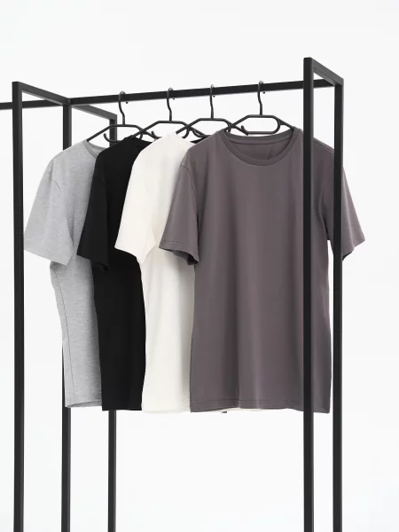 Набір футболок HANDY WEAR Cotton Basic мультиколор бавовна/еластан
