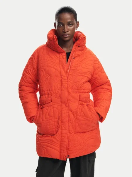 Desigual Geacă de iarnă Aarhus portocaliu