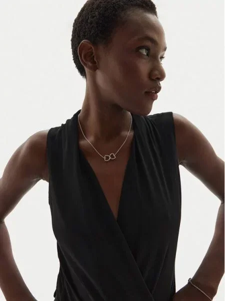 Ogrlica Guess srebrna