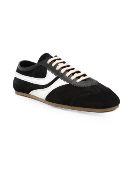 Sneakersy Dries Van Noten zamszowe czarne
