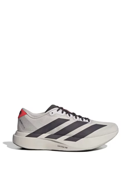 Șlapi Adidas Cloudfoam cu șireturi din dantelă cu perforații gri