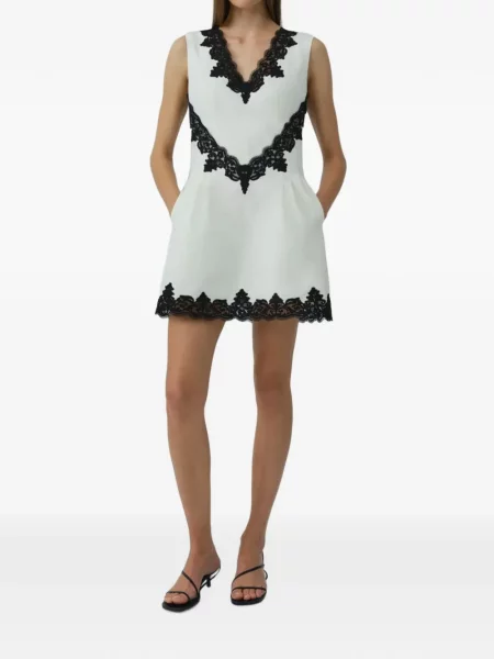 Rochie mini Simkhai din dantelă alb