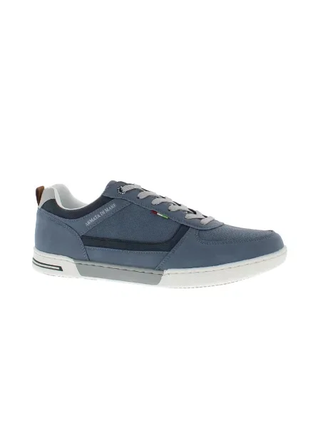 Sneakersy Armata Di Mare skórzane niebieskie