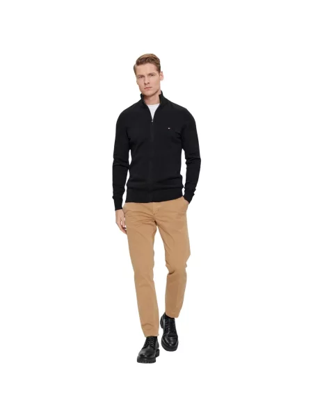 Kašmírový svetr Tommy Hilfiger černý