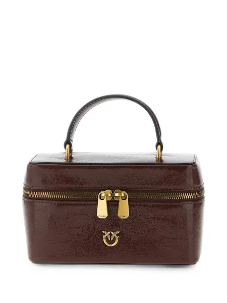 Geanta crossbody Pinko din piele maro
