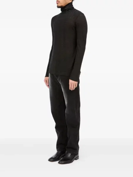 Cămașă Mm6 Maison Margiela lungă negru