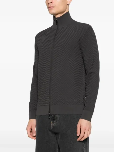 Pulover Emporio Armani gri