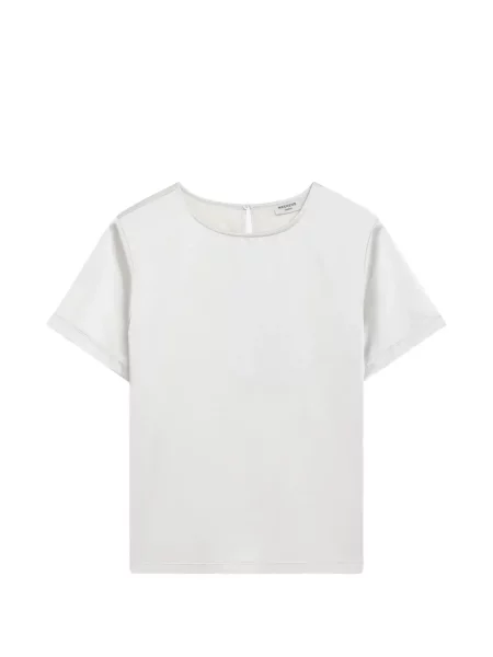 Tricou Weekend Max Mara din satin cu decolteu rotund