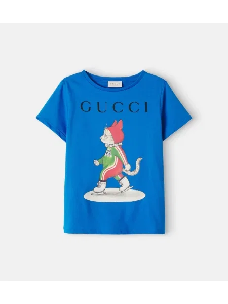 Gyerek póló Gucci kék