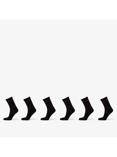 HUGO Șosete lungi negru