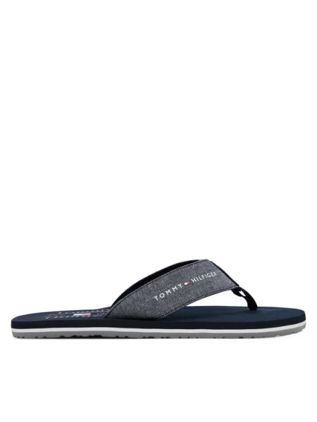 Джапанки Tommy Hilfiger CHAMBRAY BEACH SANDAL тъмносиньо