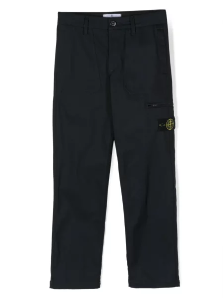 Spodnie dziecięce Stone Island niebieskie