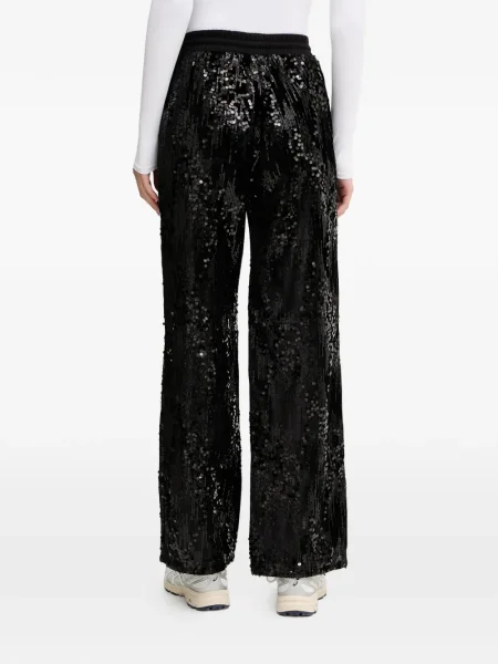 Pantaloni Guess cu paiete negru