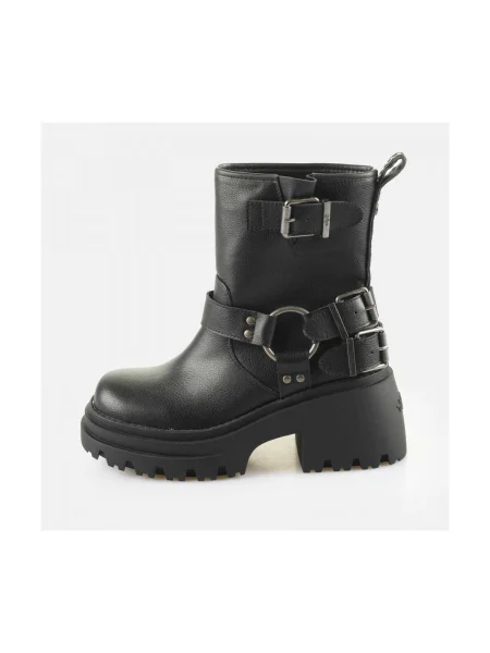 Pantofi Buffalo biker negru