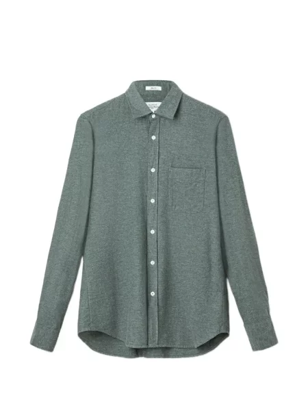 Cămașă Hartford de flanelă verde