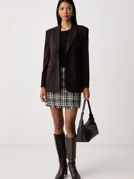 Twinset fustă cu negru