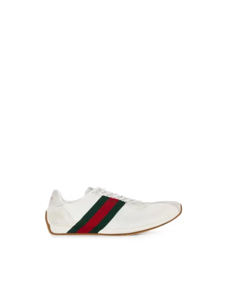 Sneakersy Gucci zamszowe białe