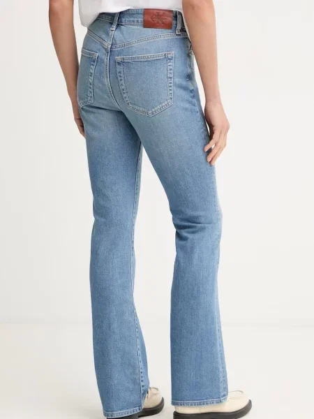 Calvin Klein Jeans jeansy flare niebieskie