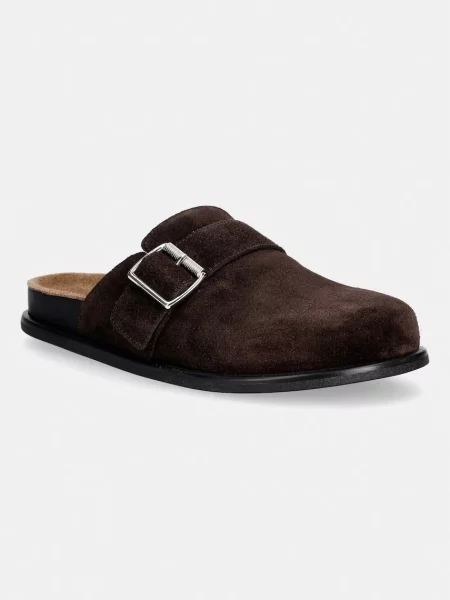 Vagabond Shoemakers papuci pentru femei din piele întoarsă EFFIE maro