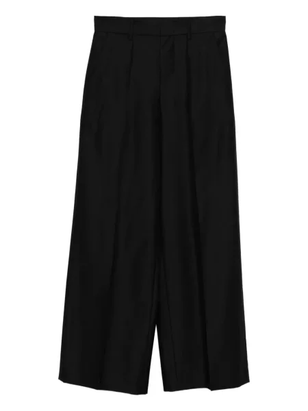 Pantaloni Alberta Ferretti plisate negru