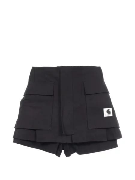 Pantaloni scurți Sacai negru
