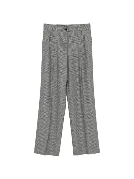 Pantaloni Dolce & Gabbana în carouri gri