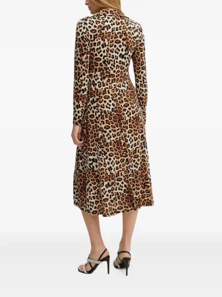 Rochie midi Morgan cu imagine maro