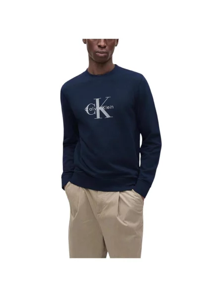 Mikina Calvin Klein Jeans modrá
