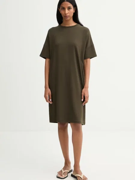 Marc O'Polo rochie oversized din modal verde