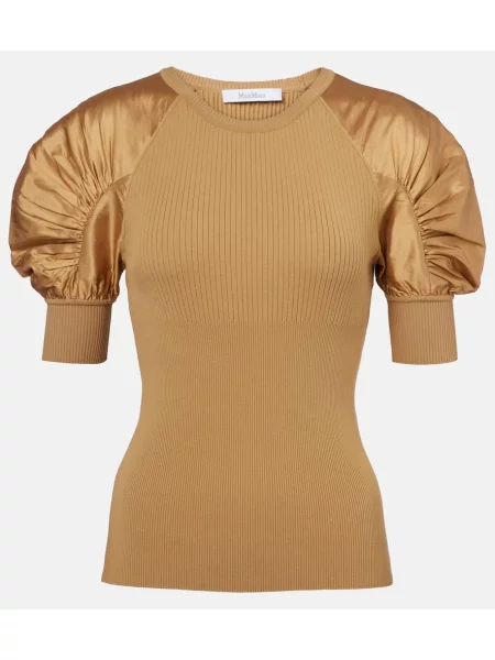 Top Max Mara tricotate bej