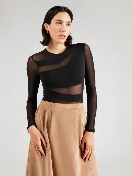 ABOUT YOU Tricou body Rylan' negru