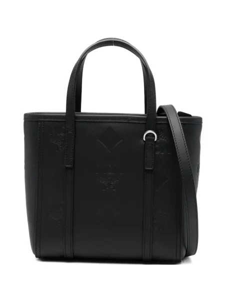 Torbica Mcm s autogramom crna