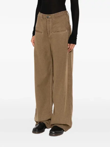 Pantaloni Uma Wang maro