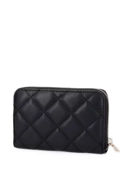 Matlasat portofel Guess cu autograf negru