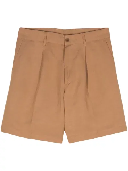 Pantaloni scurți Costumein plisate maro