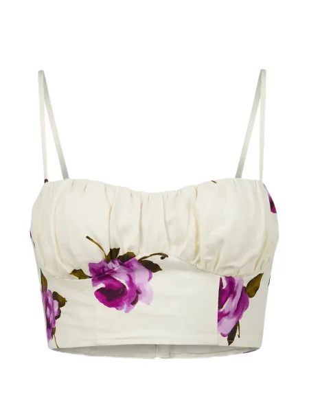 Top Nicholas cu model floral cu imagine cu bretele