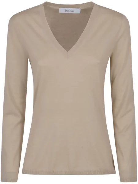 Top Max Mara cu decolteu în V