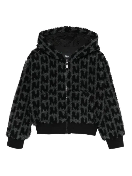 Bluza z kapturem dziecięca Msgm szara