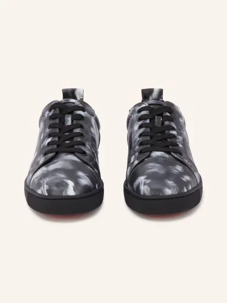 Christian Louboutin Sneakersy Louis Junior schwarz białe