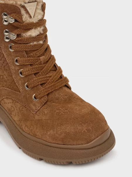 Замшевые ботинки Guess коричневые