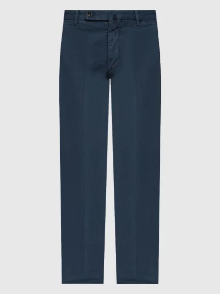 Чіноси з льоном Incotex сині