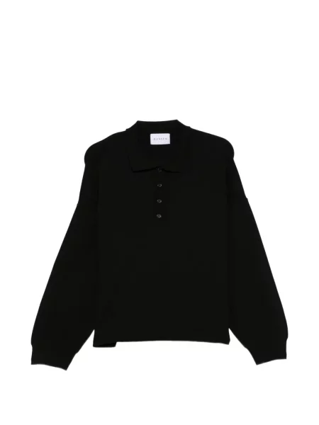 Decupat tricou polo Marsem negru