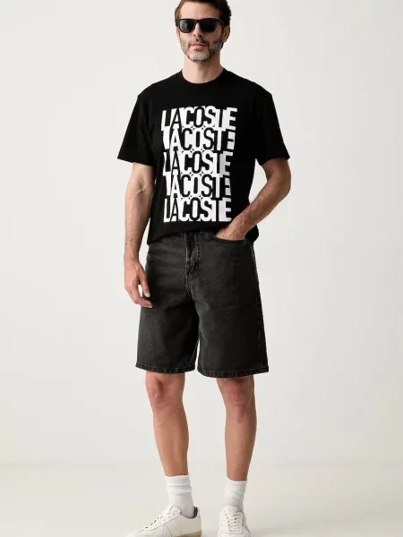 Lacoste tricou pentru bărbați din negru