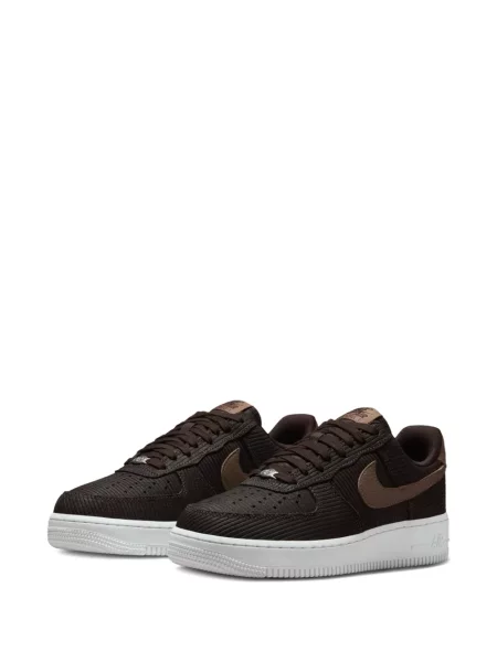Șlapi Nike cu șireturi din dantelă cu imagine maro