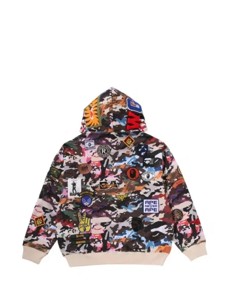 Hanorac cu glugă A Bathing Ape® maro
