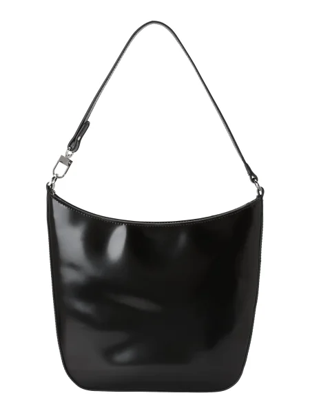 Geanta de piele By Far din piele negru