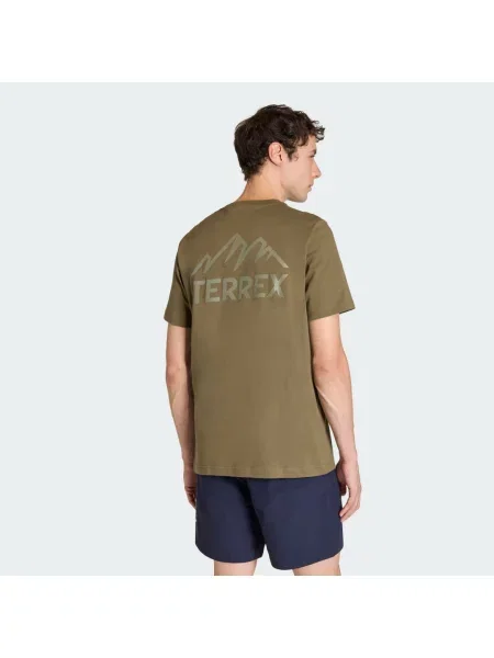 KOSZULKA TERREX MOUNTAIN GRAPHIC khaki