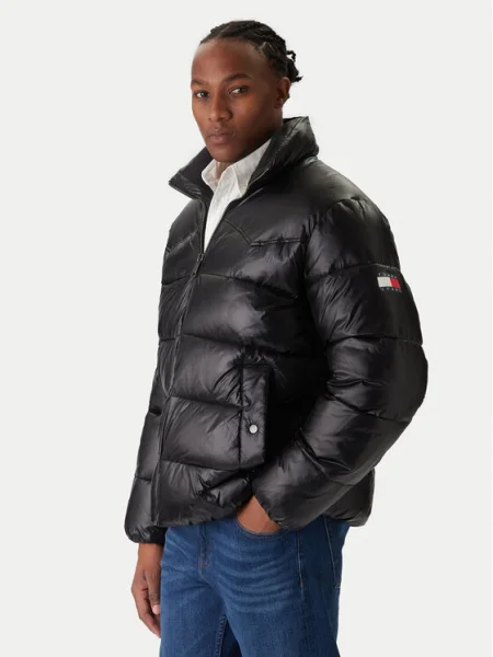 Tommy Jeans Geacă de iarnă Western negru