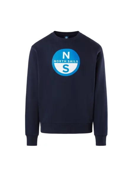 Bluza North Sails z nadrukiem niebieska