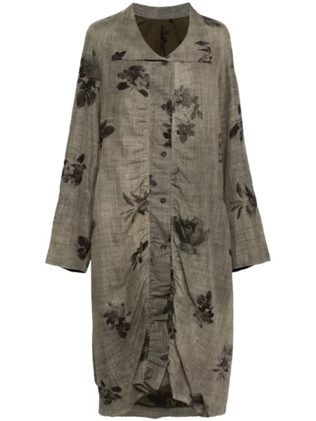 Palton Ziggy Chen plisat gri